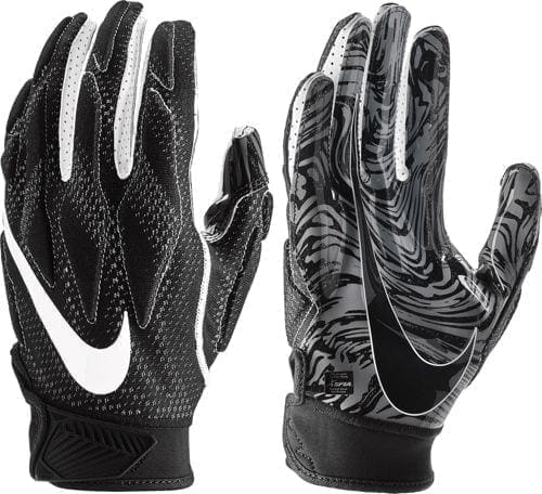 nike black and yellow football gloves